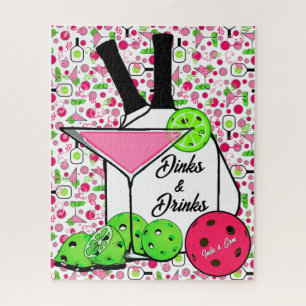 Puzzle Cocktails de Pickleball Boissons & Dinks Personnal