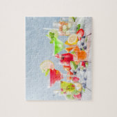 Puzzle Cocktails Et Mocktails Colorés En Été (Vertical)