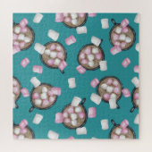 Puzzle Cocoa marshmallows chocolat chaud bonbons hiver (Horizontal)