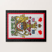 Puzzle Code canadien des armoiries JigsawPuzzle (Horizontal)