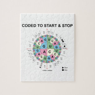 Puzzle Codé Pour Démarrer Et Arrêter (Roue Codon)
