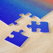 Puzzle Code QR bleu jaune ajouter nom profession titre im (Côté)