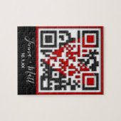 Puzzle Code QR - Me marierez-vous une proposition avec 3D (Horizontal)