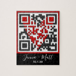 Puzzle Code QR - Me marierez-vous une proposition avec 3D