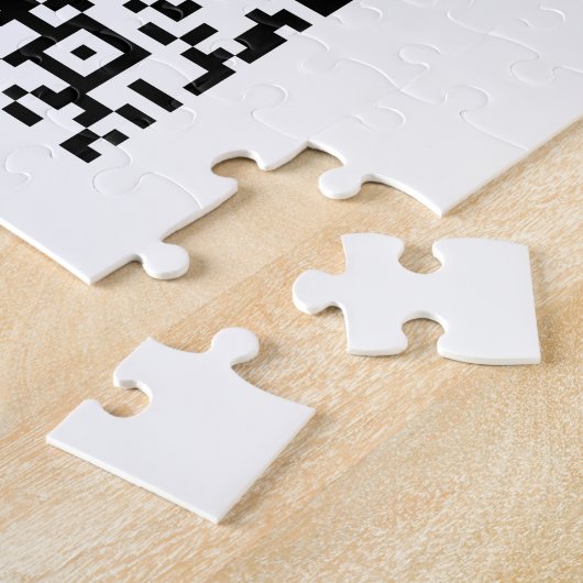 Puzzle Code QR modifiable et logo ou image de votre entre (Côté)