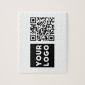 Puzzle Code QR modifiable & Votre logo ou image d'entrepr (Vertical)