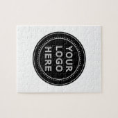 Puzzle Code QR noir élégant et élégant (Horizontal)