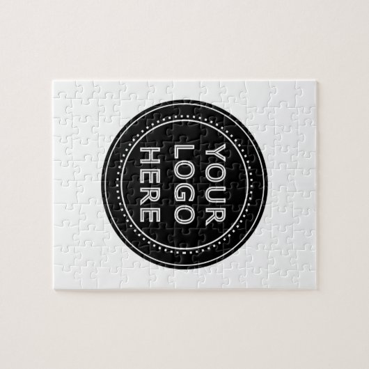 Puzzle Code QR noir élégant et élégant (Horizontal)