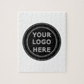 Puzzle Code QR noir élégant et élégant (Vertical)