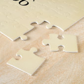 Puzzle code QR personnalisé simple ajouter votre nom text (Côté)