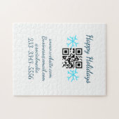 Puzzle code QR personnalisé simple ajoutez votre nom text (Horizontal)