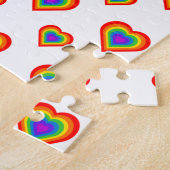 Puzzle Coeur arc-en-ciel (Côté)