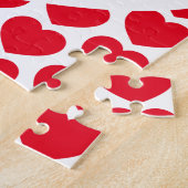 Puzzle Coeur blanc XOXO Valentine Frustrant (Côté)