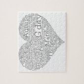 Puzzle Coeur d'argot australien (Vertical)