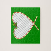 Puzzle Cœur de Canne à Sucre Votre Photo (Vertical)