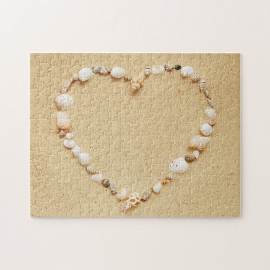 Puzzle Coeur de coquillage (Horizontal)