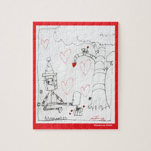 Puzzle Coeur de Marcenivo - KidsArt pour CHOC (Vertical)