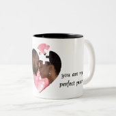 Puzzle-Coeur Design Mug (Devant droit)
