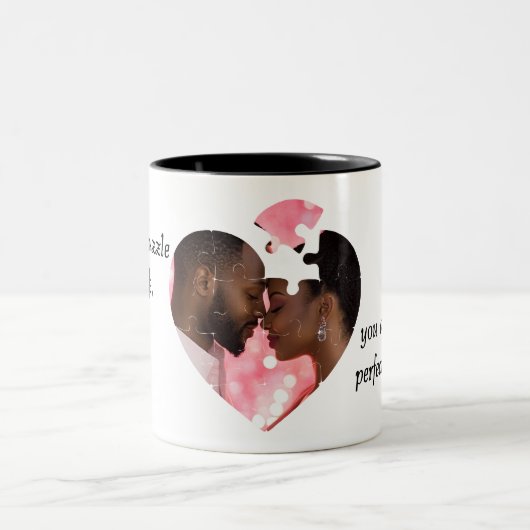 Puzzle-Coeur Design Mug (Centre)