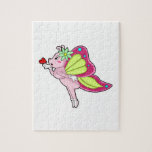 Puzzle Coeur en fleurs papillon<br><div class="desc">Ce design est le cadeau idéal pour un anniversaire,  Noël et d'autres célébrations. Il convient aux femmes,  aux hommes et aux enfants.</div>