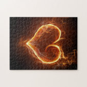 Puzzle Coeur flamboyant (Horizontal)