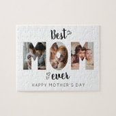 Puzzle Coeur mignon Meilleure maman Ever 3 Photo Collage (Horizontal)