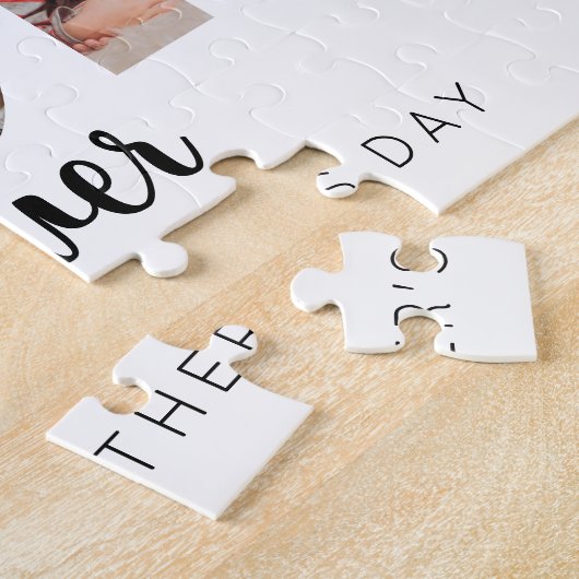 Puzzle Coeur mignon Meilleure maman Ever 3 Photo Collage (Côté)