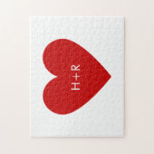 Puzzle Cœur Moderne (Vertical)