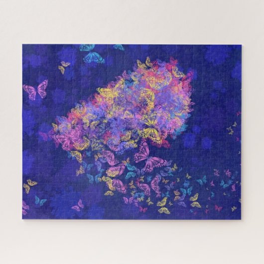 Puzzle Coeur papillon - Amour (Horizontal)