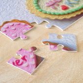 Puzzle Coeur rose Saint Valentin Amour Cookies (Côté)