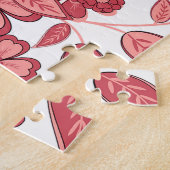 Puzzle coeur rouge amour Saint Valentin (Côté)