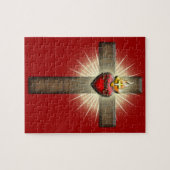 Puzzle Coeur sacré de croix de Jésus (Horizontal)