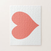 Puzzle Coeur Saumon mignon (Vertical)