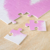 Puzzle Cœur simple style de texte minimal mariage M & Mme (Côté)