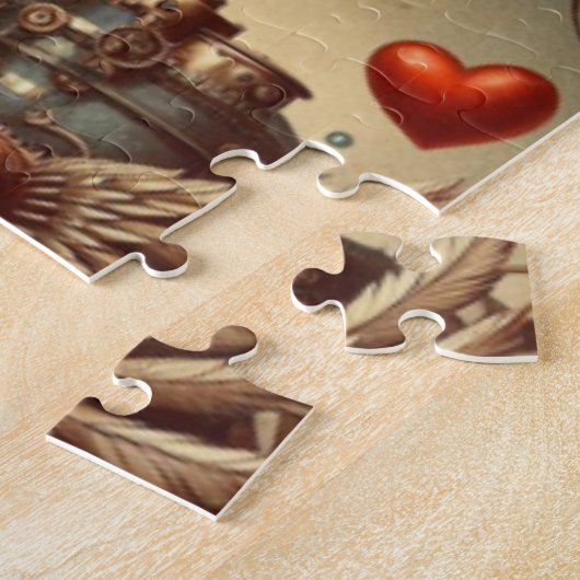 Puzzle Coeur Steampunk/Saint-Valentin (Côté)