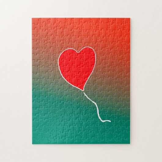 Puzzle Coeur volant (Vertical)