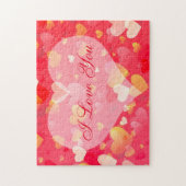 Puzzle Coeurs à la dérive (Vertical)