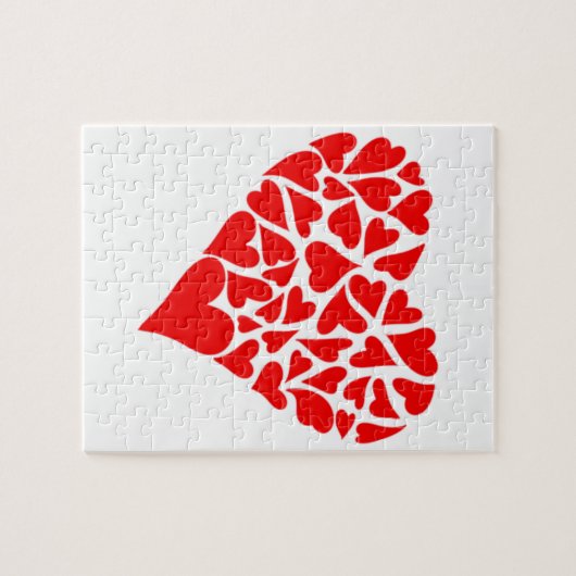 Puzzle Coeurs affectueux (Horizontal)