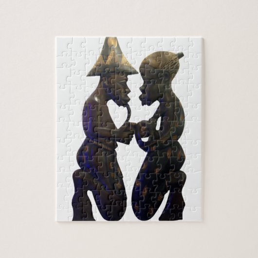Puzzle Coeurs Africains : Un Beau Moment (Vertical)