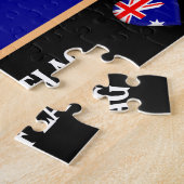 Puzzle Coeurs australiens & drapeau australien / Australi (Côté)