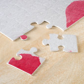 Puzzle Coeurs d'aquarelle incomparable : design motif rom (Côté)