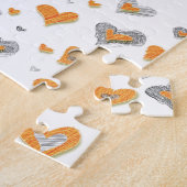 Puzzle Coeurs d'art crayon (Côté)