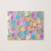 Puzzle coeurs de bonbons valentines (Horizontal)