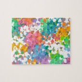 Puzzle Cœurs de Confettis Pastels (Horizontal)