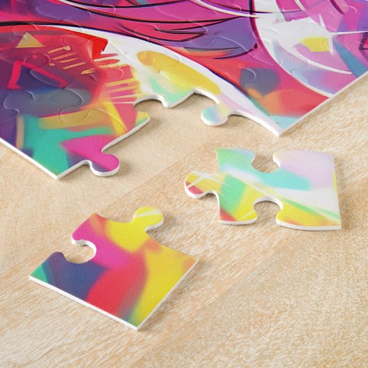 Puzzle Coeurs de fille Anime (Côté)