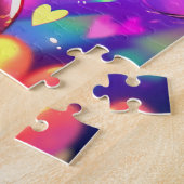 Puzzle Coeurs de fille Anime (Côté)