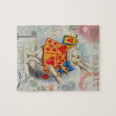 Puzzle Cœurs de Lapin Blanc Alice Classique (Horizontal)