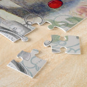 Puzzle Cœurs de Lapin Blanc Alice Classique (Côté)