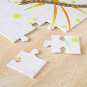 Puzzle Cœurs entrelacés corde emmêlée feux d'artifice rom (Côté)
