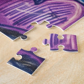 Puzzle Coeurs et étoiles dessinés à la main (Côté)